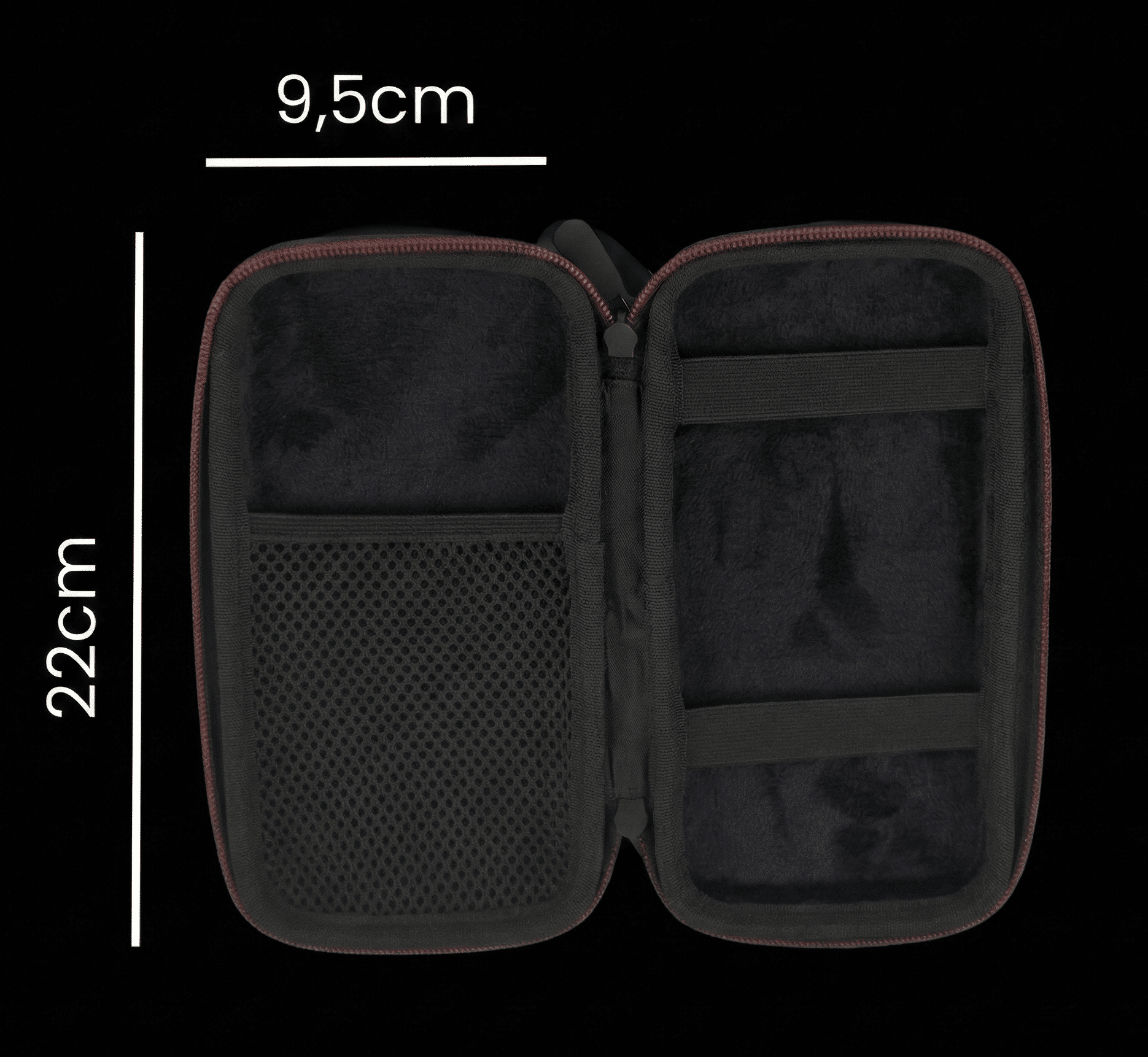 DIY Velvet Carry Vape Bag Black & Red Banner1