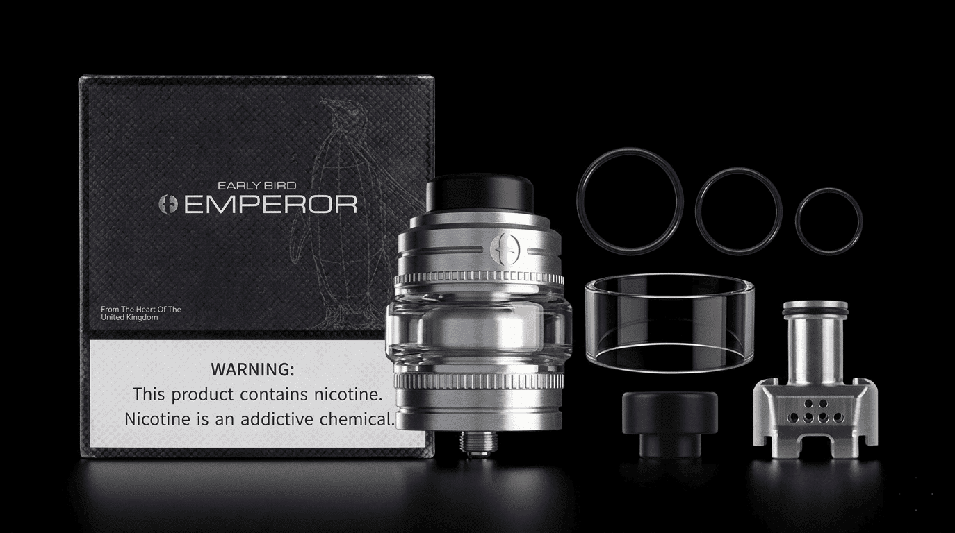 Early Bird Emperor RTA 6.5ml 30mm Banner3