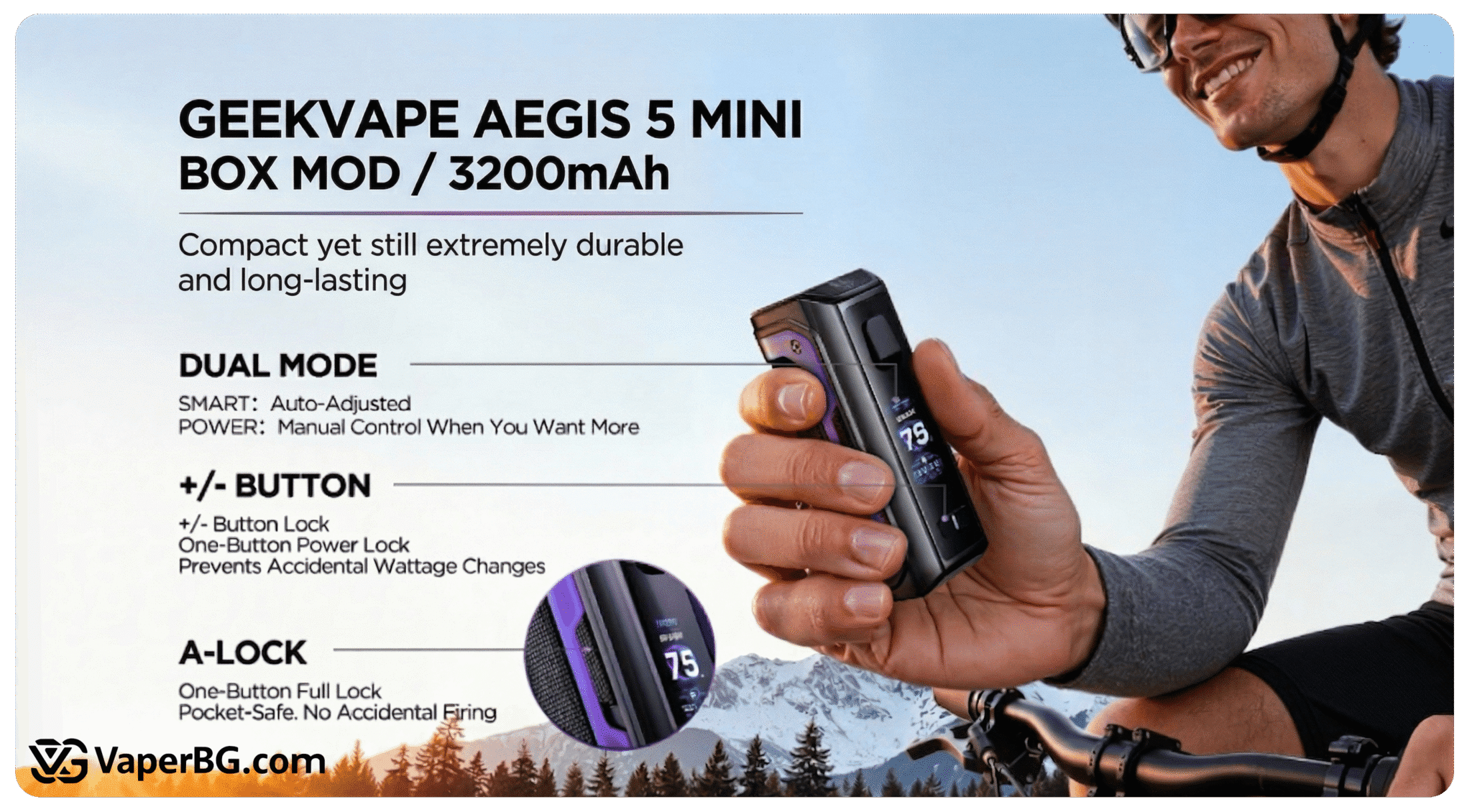 Geekvape Aegis 5 Mini Box Mod 3200mAh Banner4