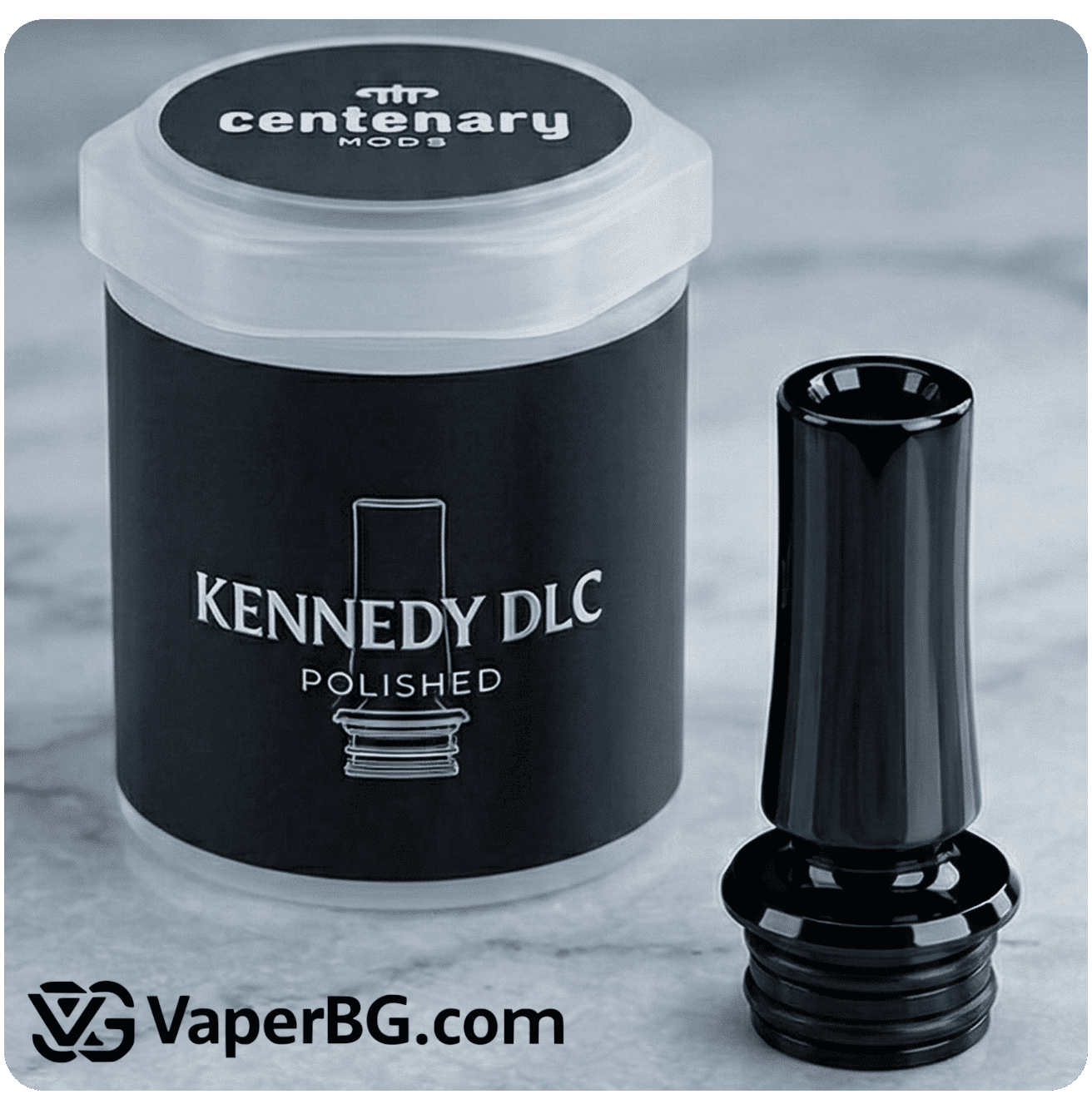 Kennedy Drip Tip by Centenary Mods DLC Polished Deep Black Banner