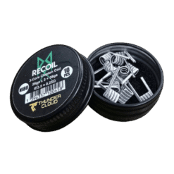Recoil 3 Core Clapton Coils Ni80 0.25Ω 10pcs by Thunder Cloud & Grimm Green