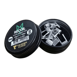 Recoil 3 Core Clapton Coils Ni80 0.25Ω 10pcs by Thunder Cloud & Grimm Green