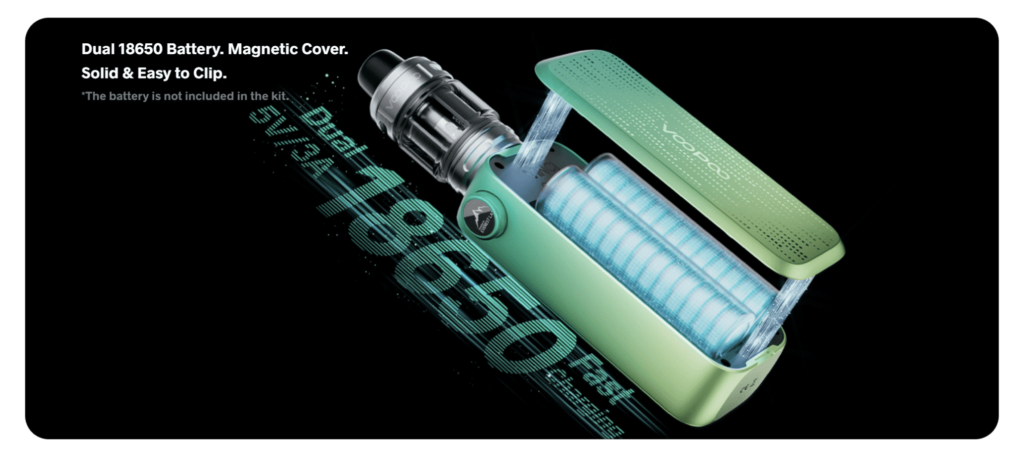 VooPoo Vinci Spark 220W 2x18650 Box Mod Banner5