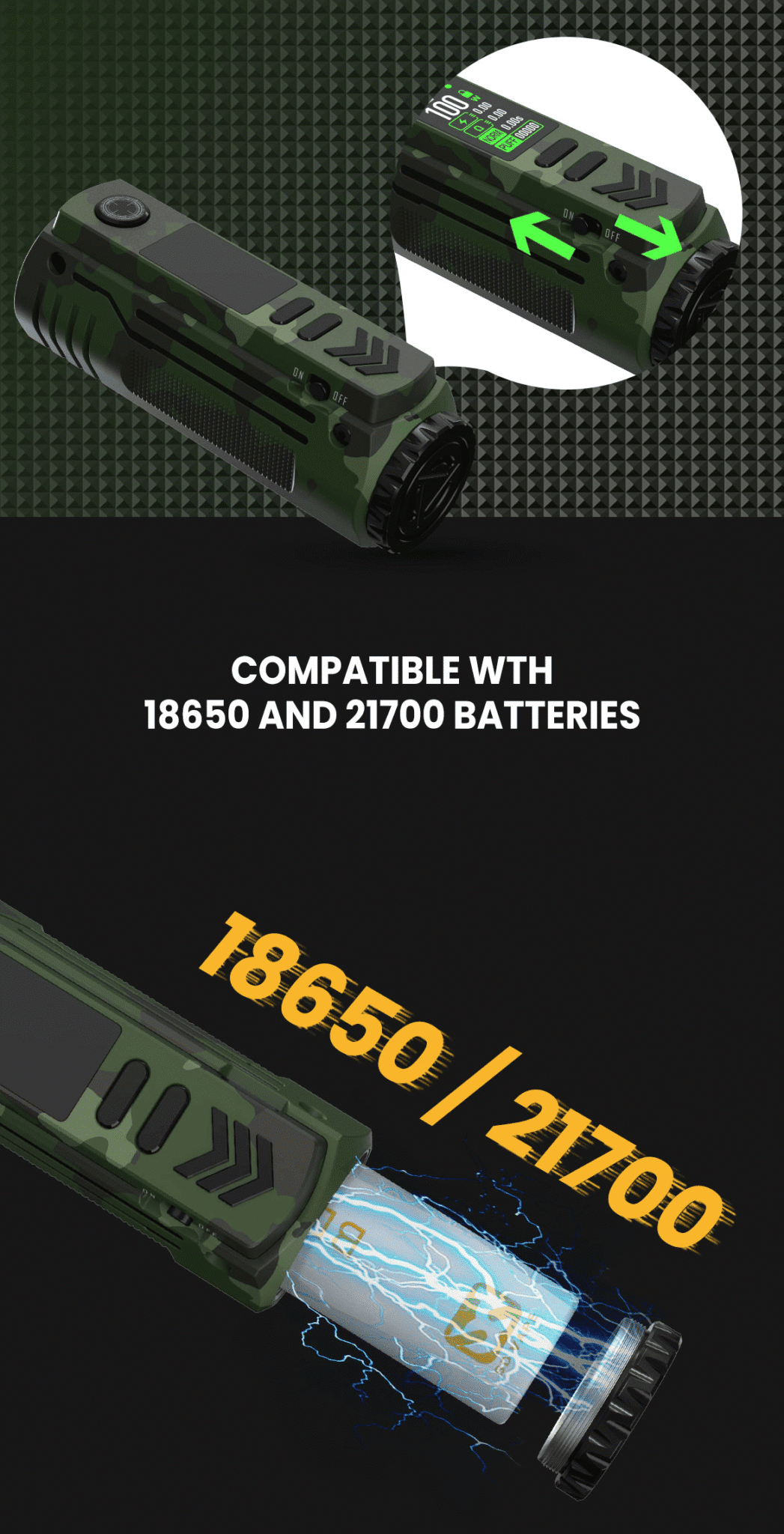 BD Vape Rayden 100W v2 Mod Military Camo Limited Edition Banner4