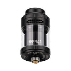 Bonza Pro RTA 4 / 6ml 26.5mm by Thunder Cloud & Vaping Bogan Silver Black