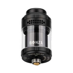 Bonza Pro RTA 4 / 6ml 26.5mm by Thunder Cloud & Vaping Bogan Silver Black
