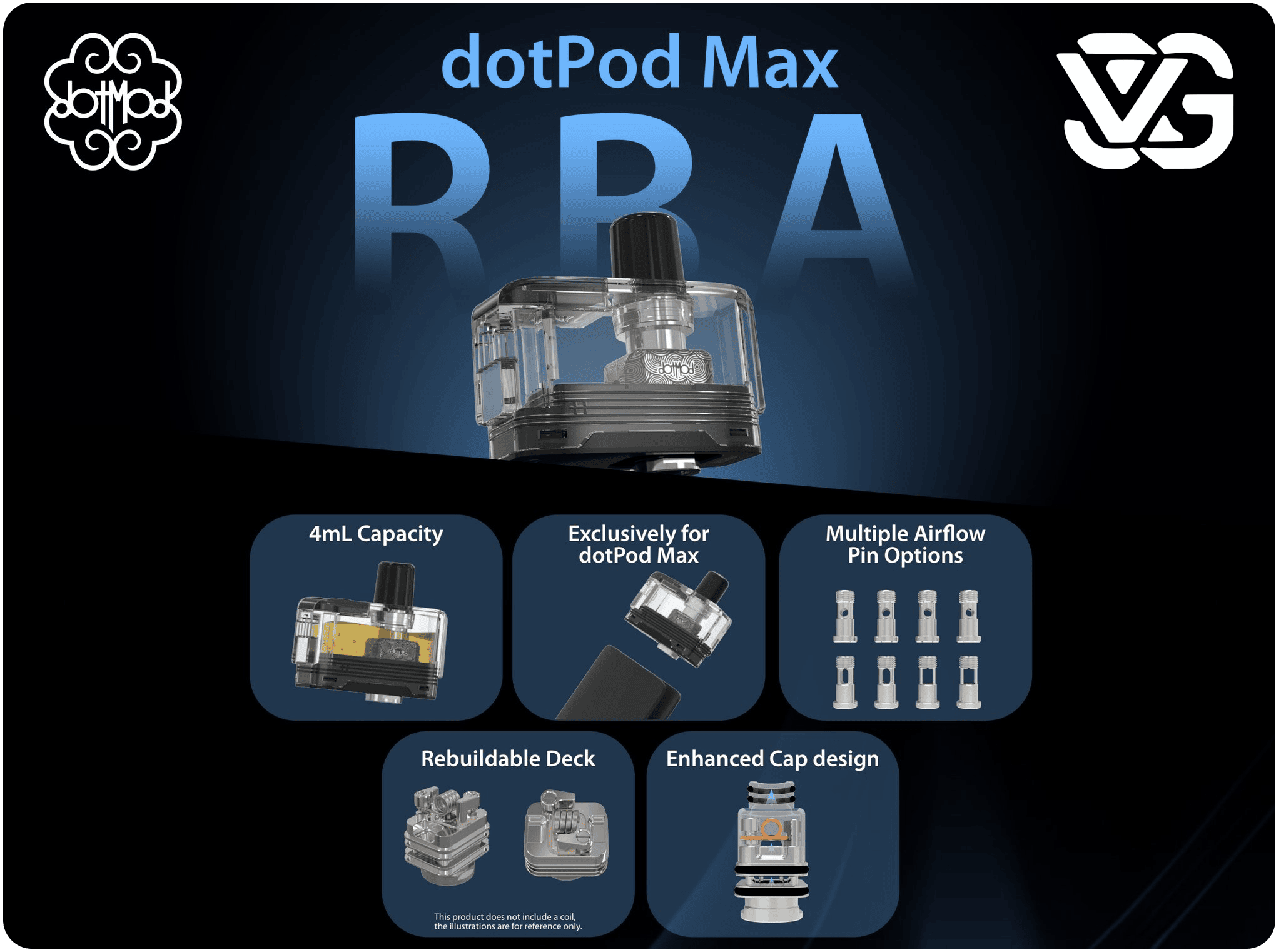 Dotmod dotPod Max RBA 4ml Banner1