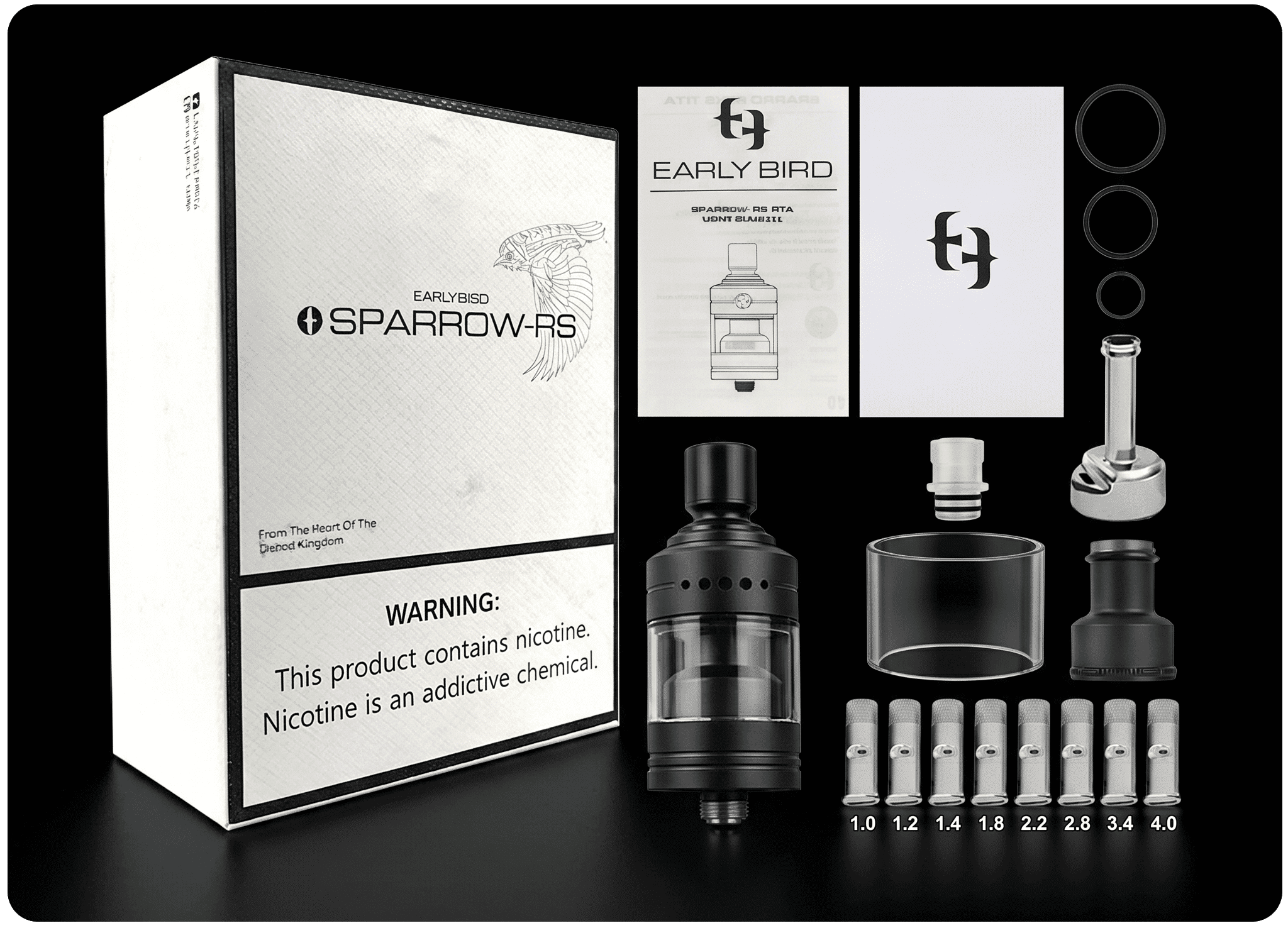 Early Bird Sparrow RS RTA 3.7ml 22mm Banner4