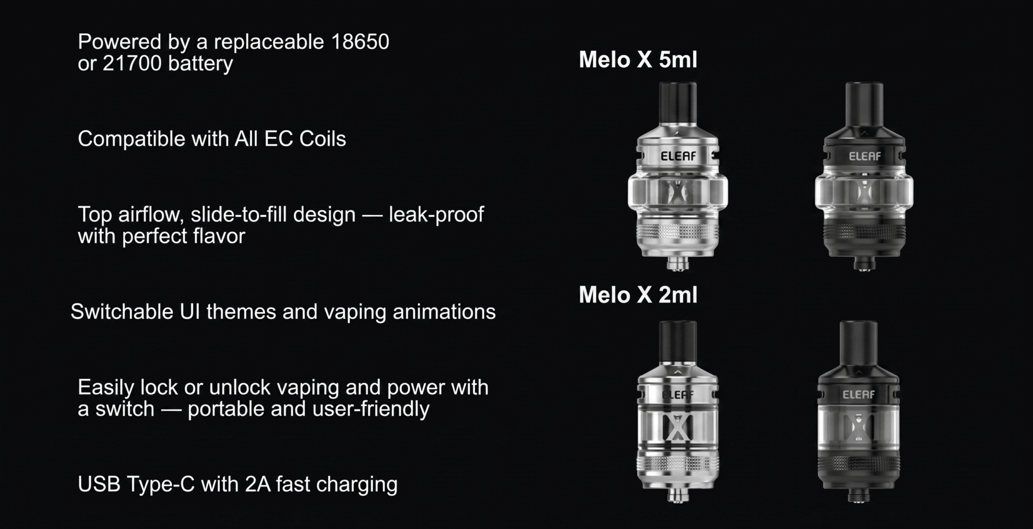 Eleaf iStick XC100 1865021700 5ml Kit Banner3_