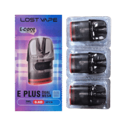 Lost Vape E-Plus Dual Mesh Pod Cartridge 3ml 0.6Ω