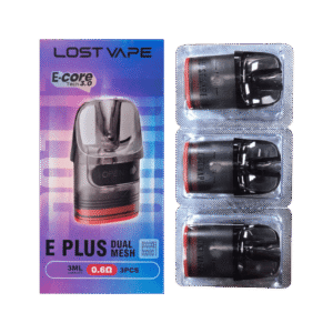 Lost Vape E-Plus Dual Mesh Pod Cartridge 3ml 0.6Ω