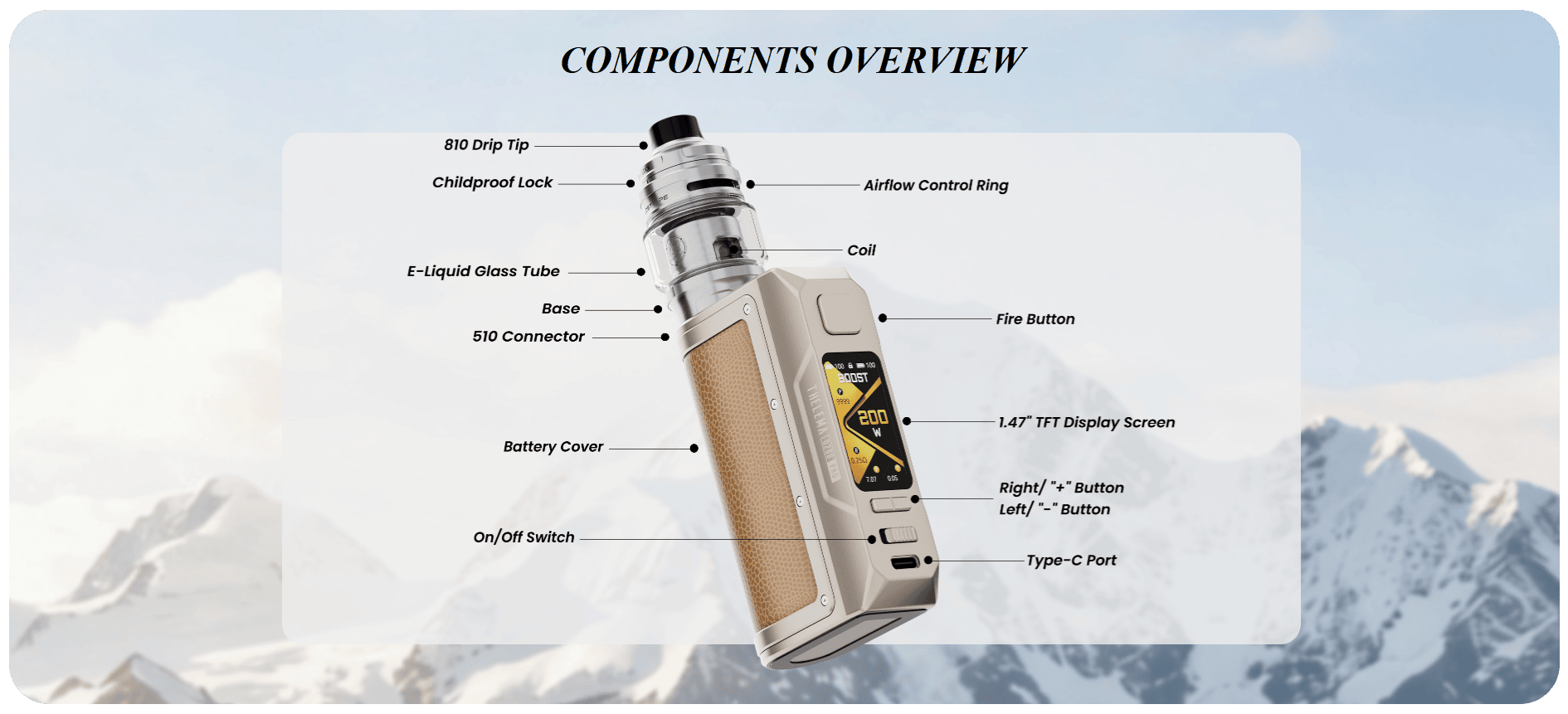 Lost Vape Thelema Q200 Pro Box Mod 200W Banner3
