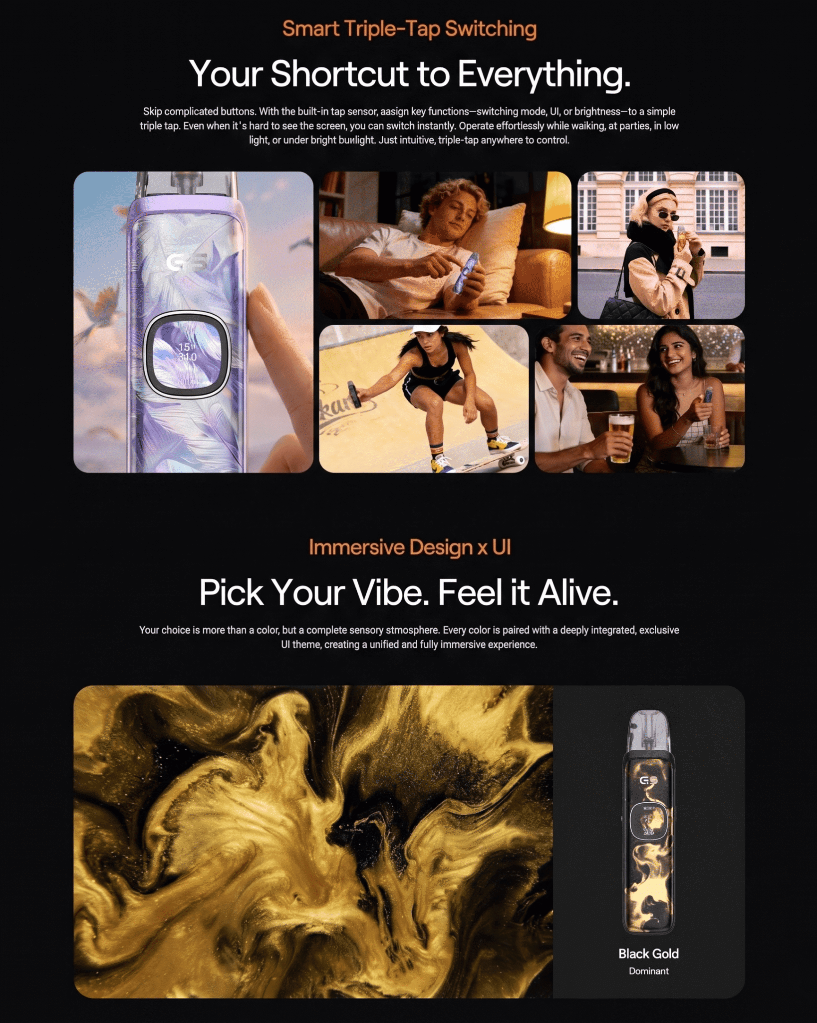 Uwell Caliburn G5 Pod Kit 3ml 1600mAh Banner5