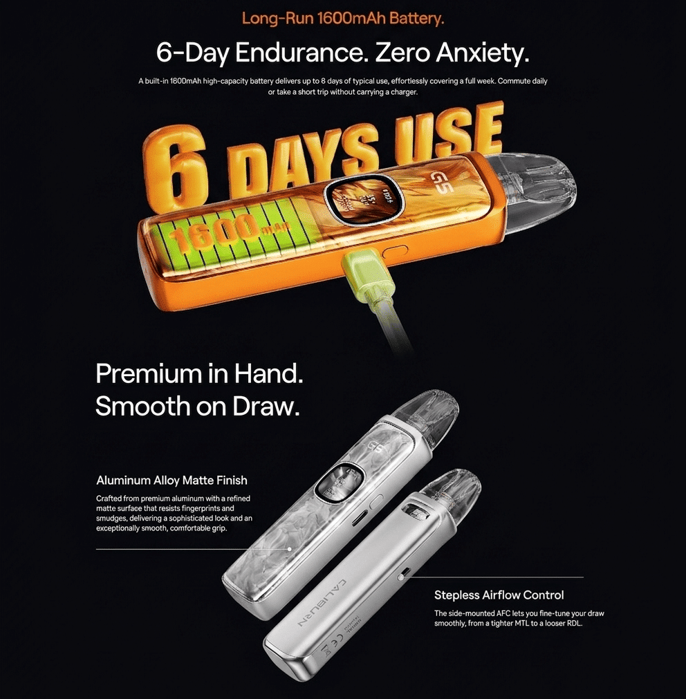 Uwell Caliburn G5 Pod Kit 3ml 1600mAh Banner6