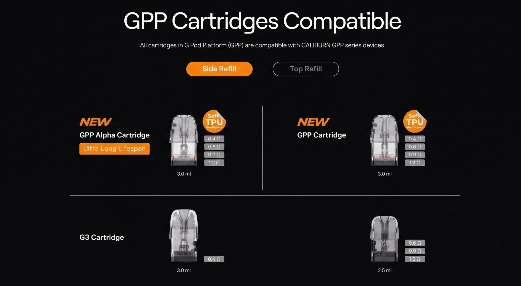 Uwell Caliburn G5 Pod Kit 3ml 1600mAh Banner7