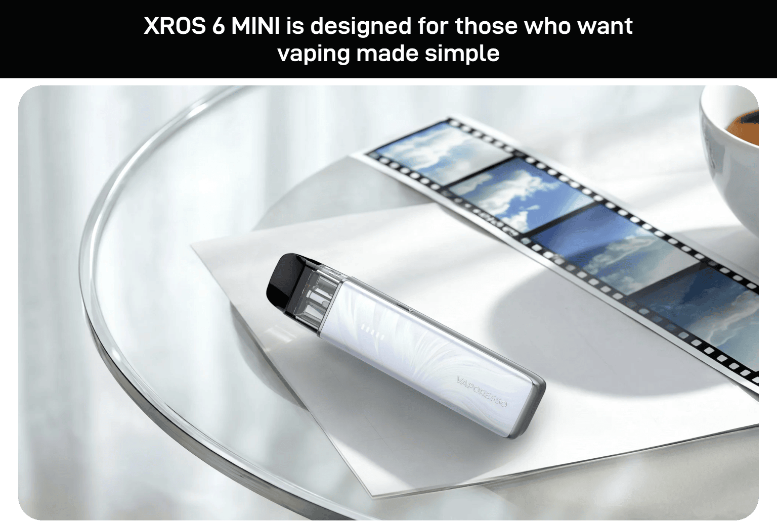 Vaporesso XROS 6 Mini Pod Kit 3ml 1600mAh Banner5