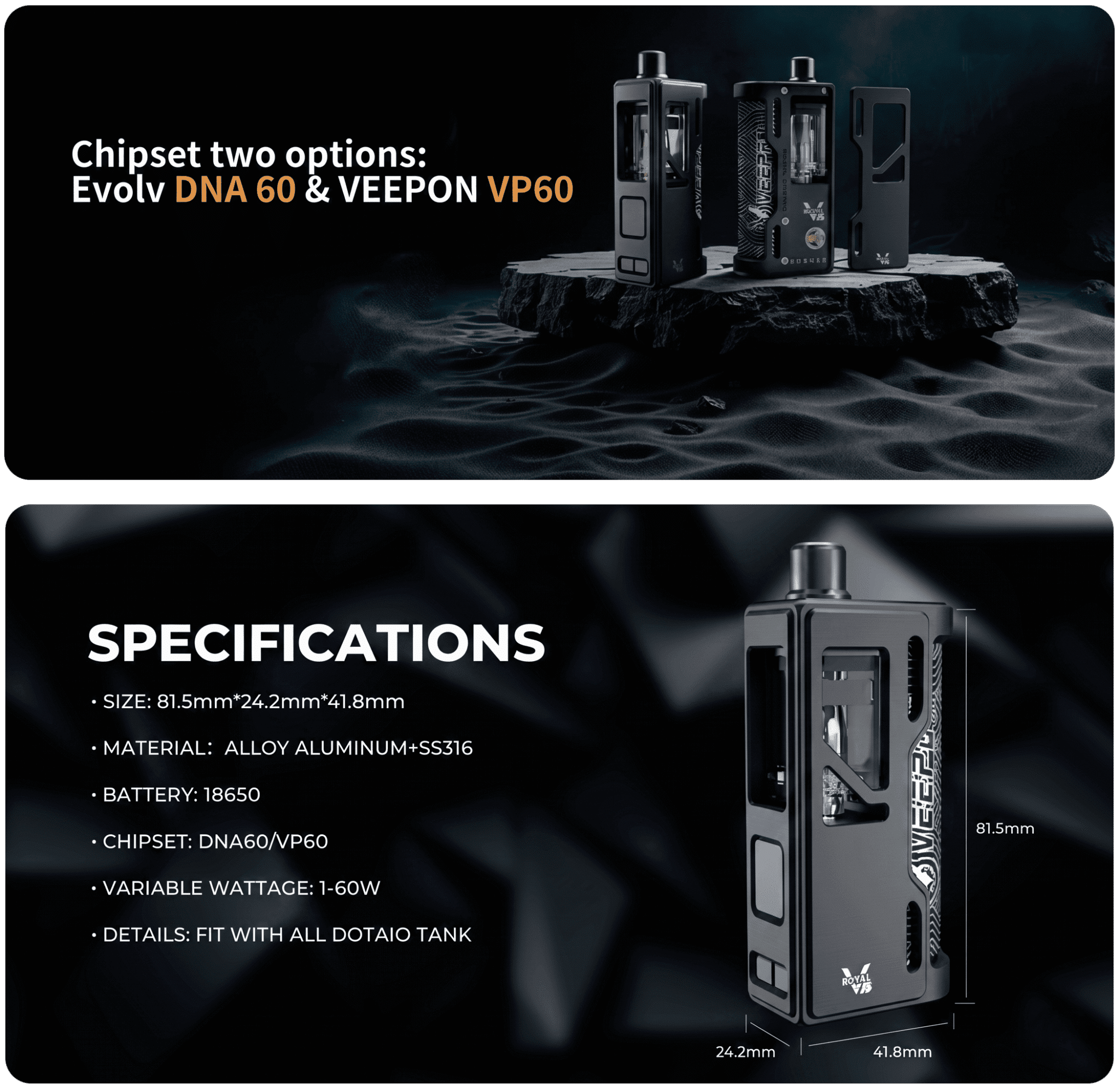 Veepon Royal V I3 VP60 AIO Banner2