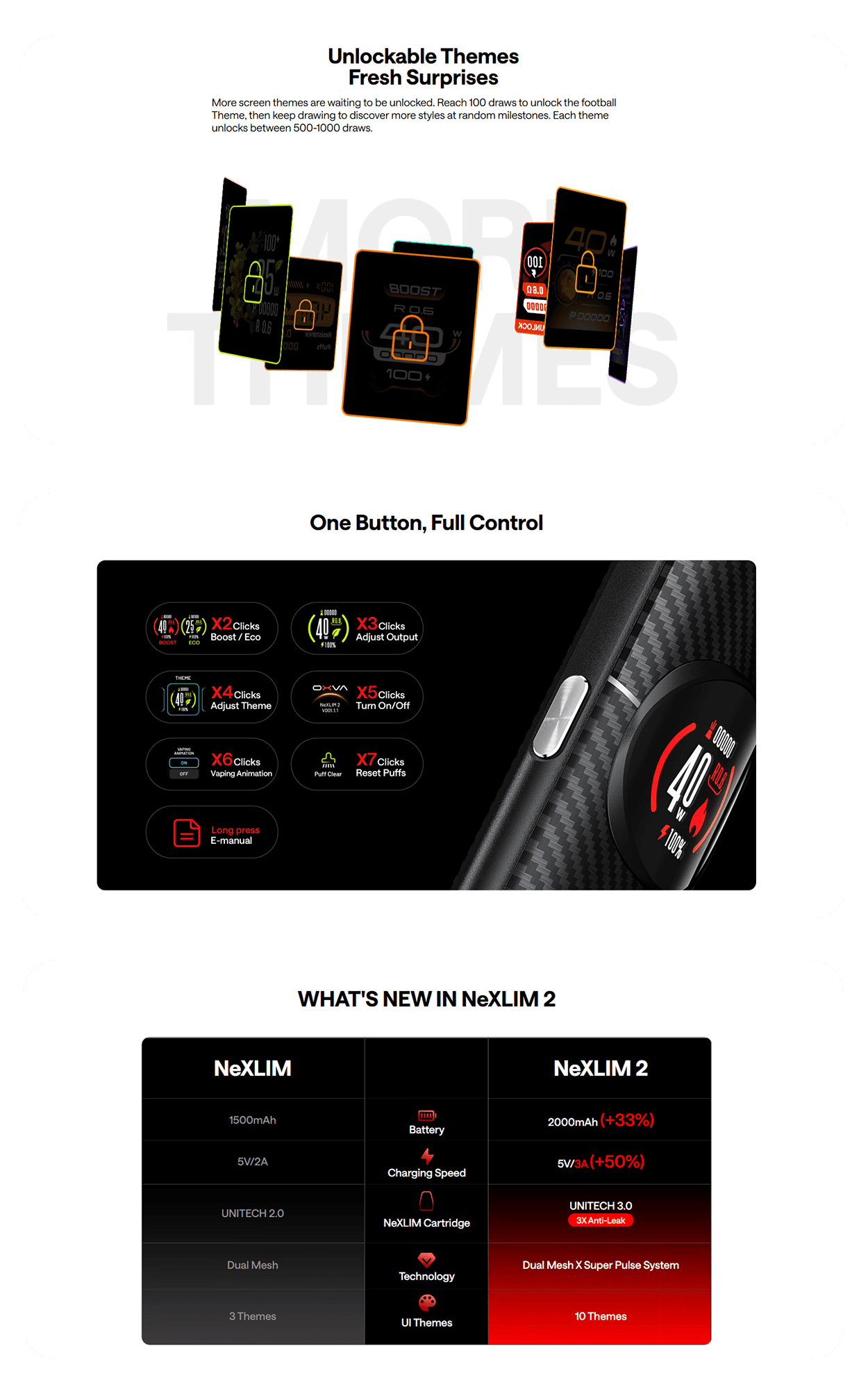OXVA NeXLim 2 Pod Kit 2000mAh 4ml Banner2