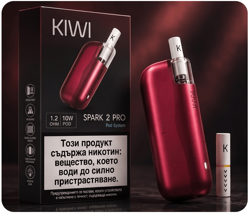 KIWI Spark 2 Pro MTL Starter Kit Red Velvet Banner7