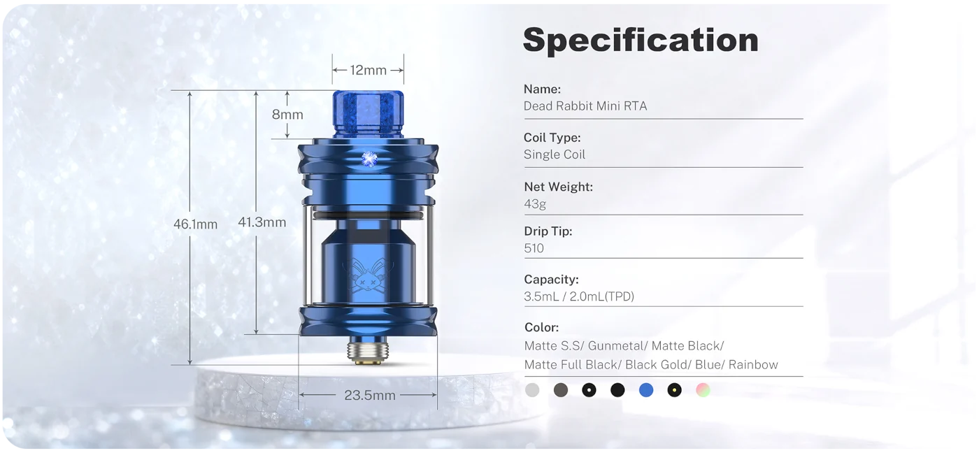 Hellvape Dead Rabbit Mini RTA 3.5ml 23.5mm Banner2